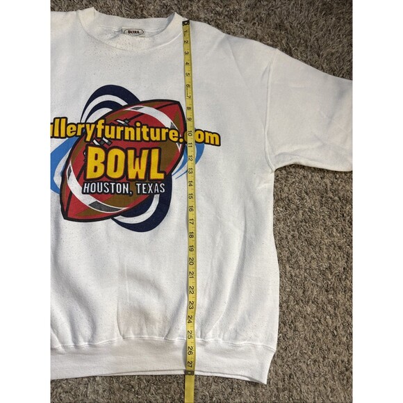 Vintage 2000 Galley Furniture Bowl Houston Bowl NCAA Football Sweatshirt Large - Picture 9 of 13